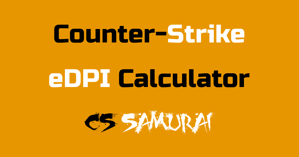 CS2/CS:GO eDPI CalculatorFeatured Image